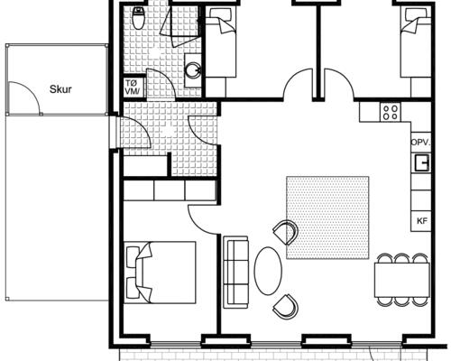 4 værelses hus i Viborg