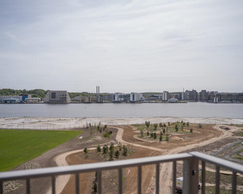 Moderne 3 værelses lejlighed med fjordudsigt i Nørresundby