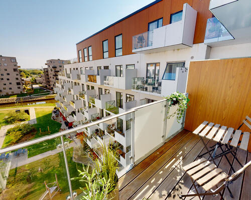 Skøn 2-værelses med vestvendt altan