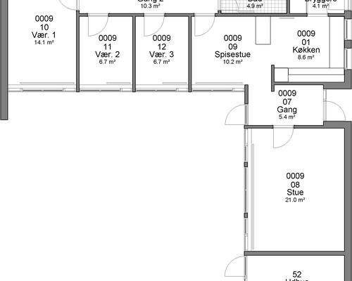 4 værelses hus i Haderslev