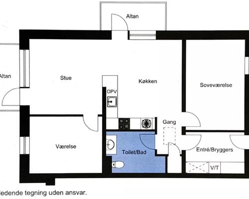 Nyopført 3-værelseslejlighed i Trige