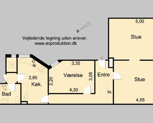 4 værelses lejlighed i Fredensborg