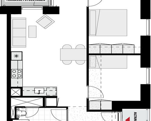 Søren Frichs Vej 55 S, 5. 7