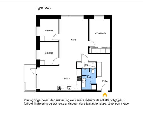 4 værelses lejlighed i Åbyhøj