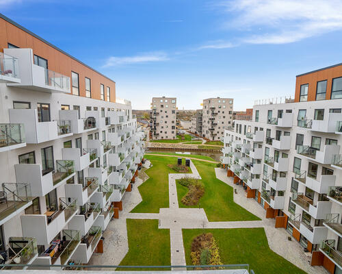 Moderne & lys 2-værelses lejlighed