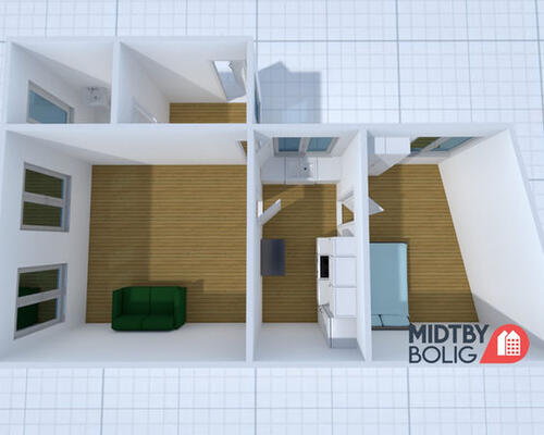 2 værelses lejlighed i Haderslev