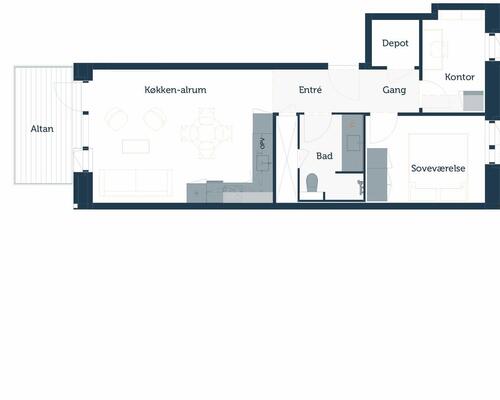 3 værelses lejlighed på Mudillesvej i Brøndby udlejes