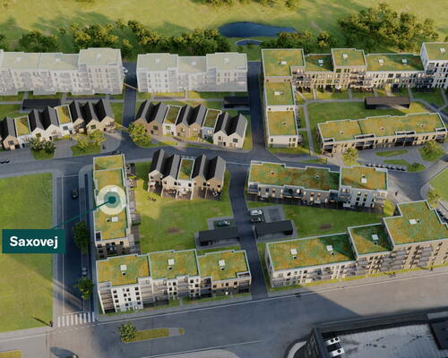 Egedal Stationsby - Lys 2 vær. lejebolig med to altaner