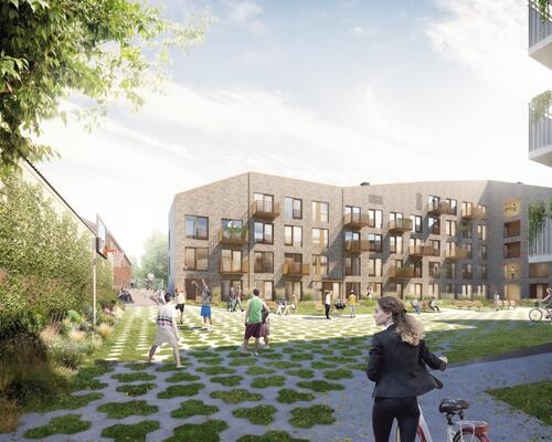 Studiebolig med egen terrasse