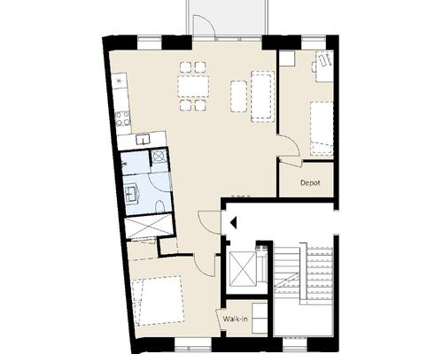 3 værelses lejlighed i Rødovre