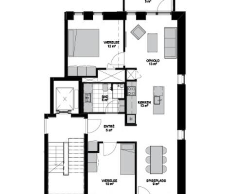 3 værelses lejlighed i Risskov