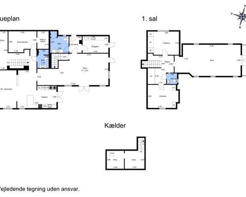 Nyistandsat villa i Sørup med 4 soveværelser