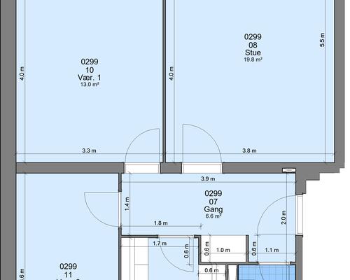 3 værelses lejlighed i Randers SV