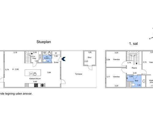 4 værelses hus i Vestbjerg