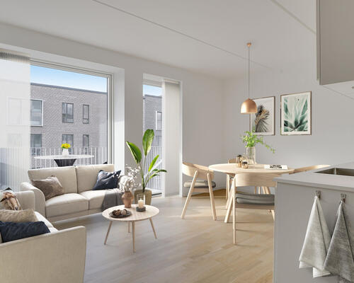 2 værelses lejlighed i København S