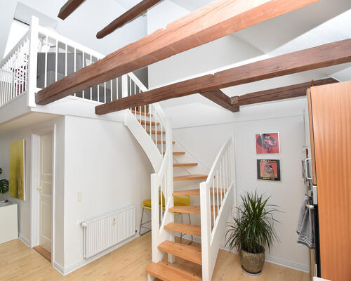 Eksklusiv taglejlighed med loft til kip i Aalborg