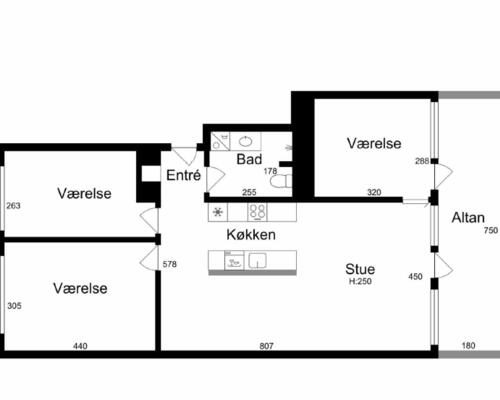 Skøn 4-værelses lejlighed i Vallensbæk