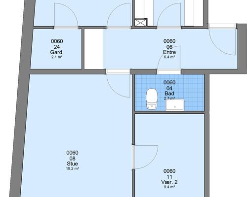 3 værelses lejlighed i Rødby