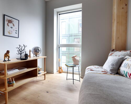 Kronen i UN17 Village - Fokus på det sunde liv - Stor 5 vær. familiebolig med altan