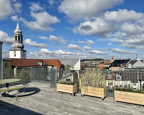 Charmende herskabslejlighed med stor altan i Aalborg