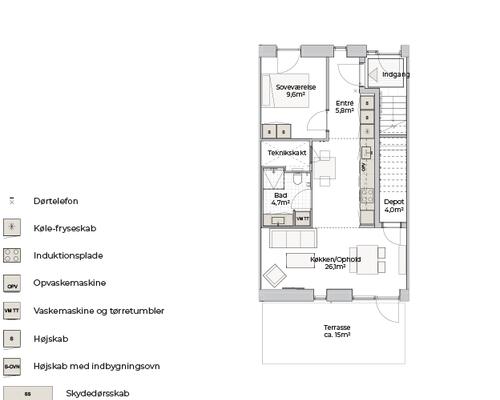 2 værelses lejlighed i Risskov