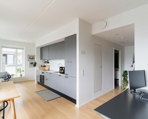 Moderne lejlighed på Kronløbsøen