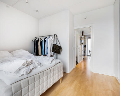 Dejlig 2-værelses lejlighed i Bryggerhaven med altan