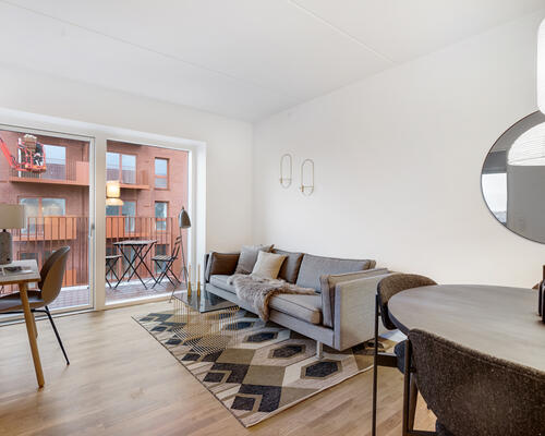 Nyopført 2-værelses lejlighed i Solhusene