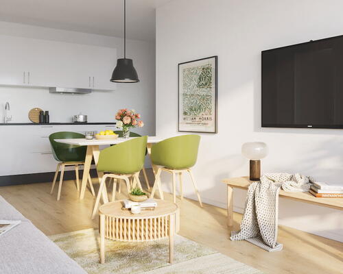 3 værelses lejlighed i Tilst