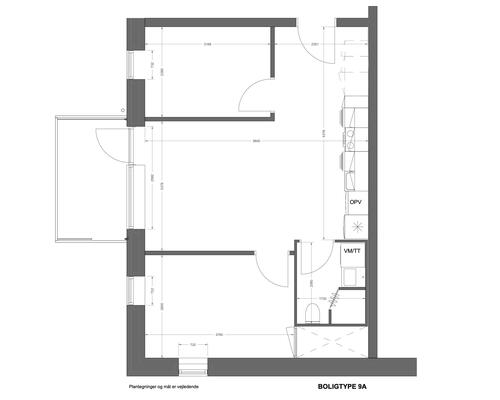 3 værelses lejlighed i Tilst