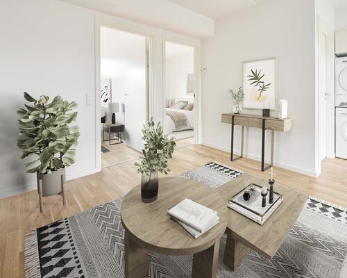 Eftertragtet 3-værelses med terrasse og tæt på Aarhus