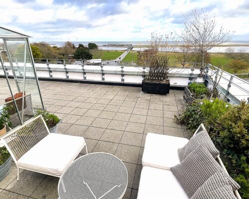 Penthouse by Amager Strand with a large private terrace — available for 12 months, fully furnished