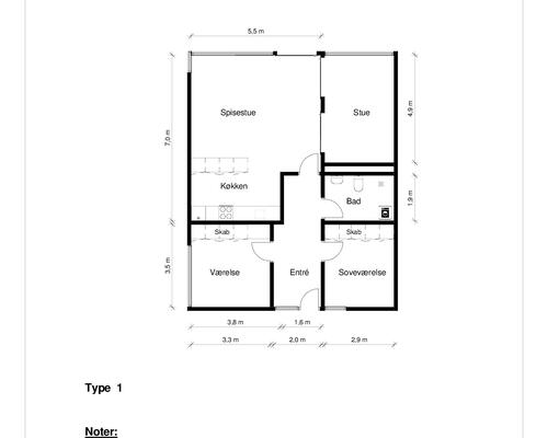 4 værelses lejlighed i Aalborg