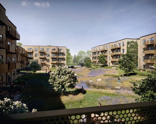 Denne nybyggede toværelses lejebolig tilbyder en moderne boligoplevelse med alt i hårde hvidevarer, blot en kort cykeltur væk fra Horsens centrum. Til boligen hører eget skur.