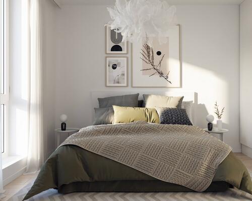 Denne toværelses lejebolig er skabt til parret eller singlen, der værdsætter rummelighed, moderne design og alt i hårde hvidevarer. Til boligen hører eget skur. Obs: denne bolig er spejlvendt ift. plantegning.