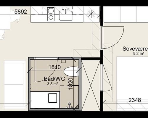Opdag en kompakt toværelses lejebolig i Horsens, der er ideel for studerende. Nyd at bo til leje i en moderne toværelses lejlighed, kun en kort cykeltur fra byens centrum. Til boligen hører eget skur.