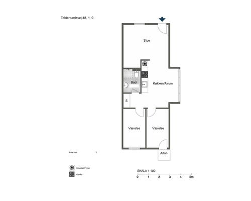 Delevenlig, charmerende og moderne bolig med altan i Odense C!