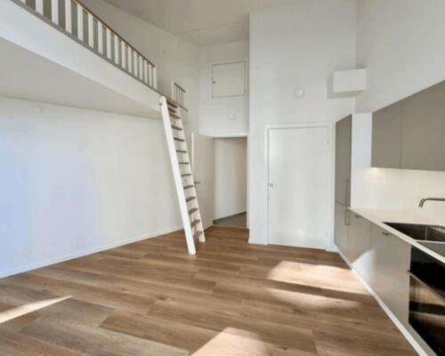 Skøn 1-værelses med hems og terrasse