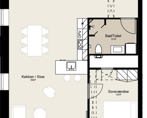 4 værelses lejlighed i Kolding