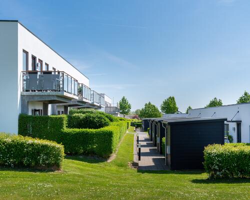 Eftertragtet 3-værelses lejlighed i Lystrup med terrasse og lille have