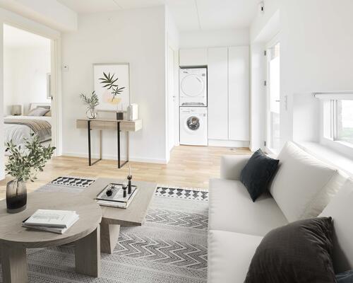 Eftertragtet 3-værelses med terrasse og tæt på Aarhus