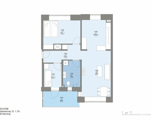3 værelses lejlighed i Herning