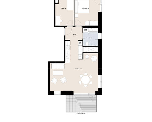 3 værelses lejlighed i Horsens
