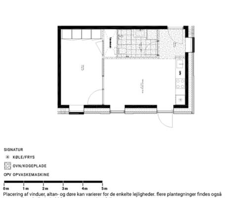 Nyopført 2-værelses lejlighed på Ankomstpladsen