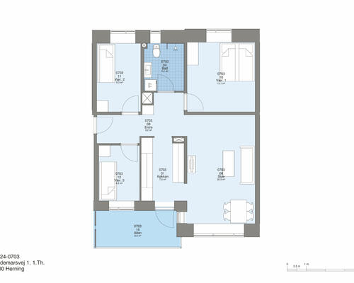 4 værelses lejlighed i Herning