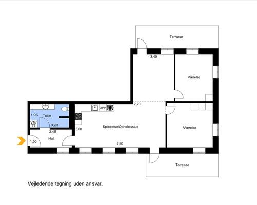 3 værelses lejlighed i Ikast