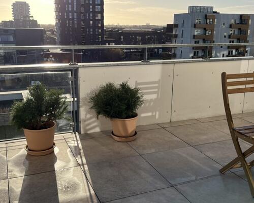 Penthouse by Amager Strand with a large private terrace — available for 12 months, fully furnished