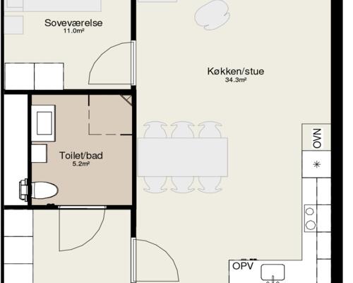 3 værelses hus i Silkeborg