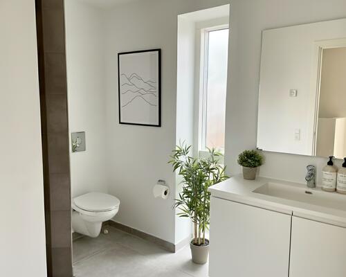 Skønt rækkehus med havkig i Troense