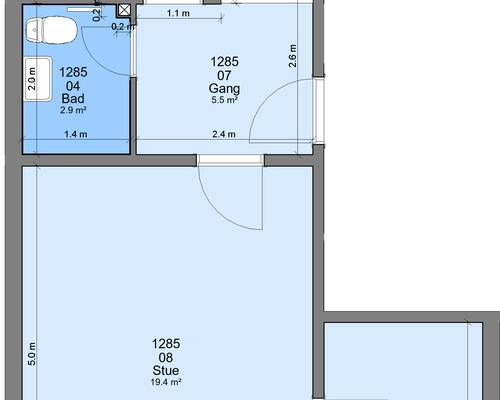 2 værelses lejlighed i Randers NØ